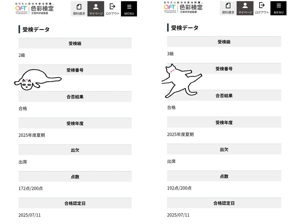 合格】色彩検定2・3級を受けました（2025年夏期）｜いぬい
