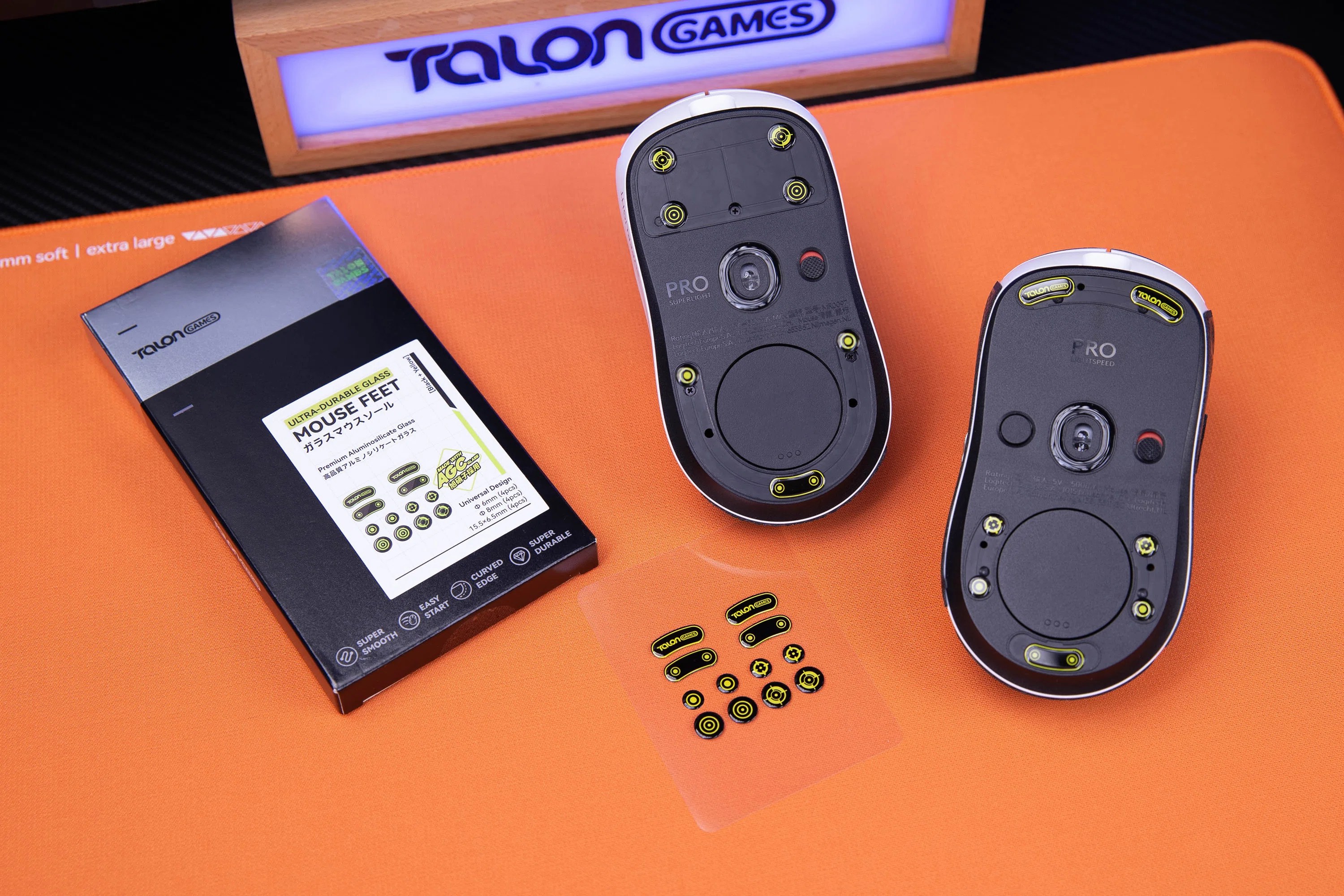 ⚡TALONGAMES 新品発売 新しいデザイン汎用ガラスマウスソール