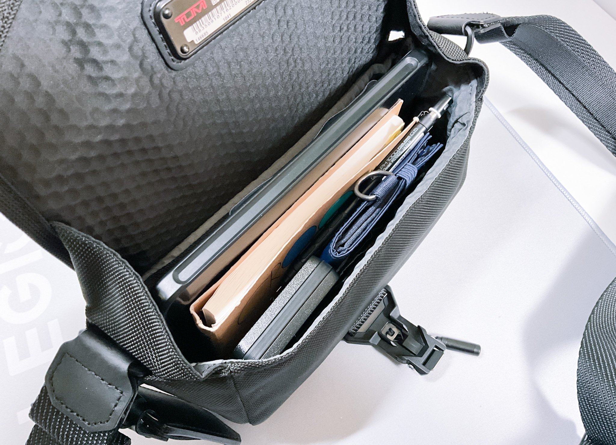 TUMI】「コンパス」クロスボディ 3ヶ月経った使用感 【ショルダー