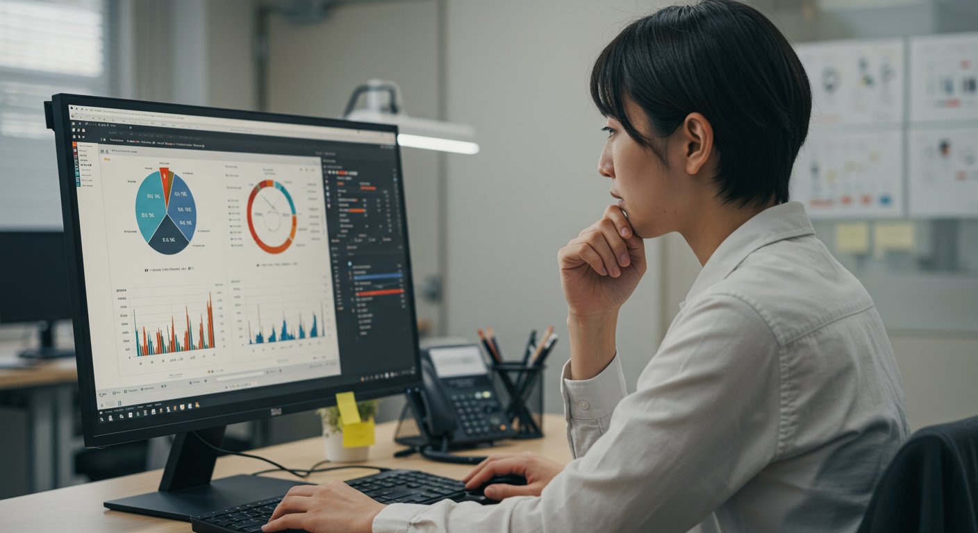 採用担当者がSNS広告を活用している様子