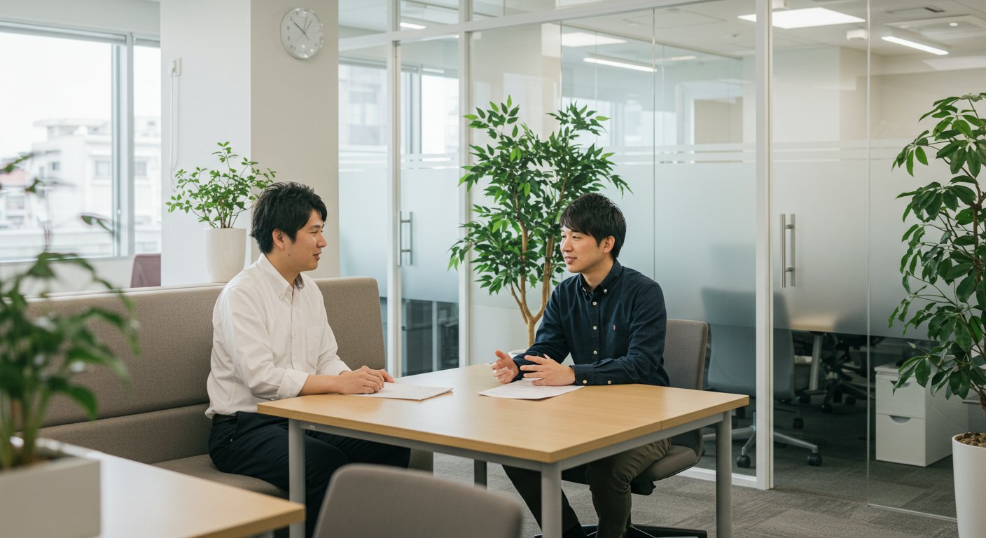 社員インタビューの様子