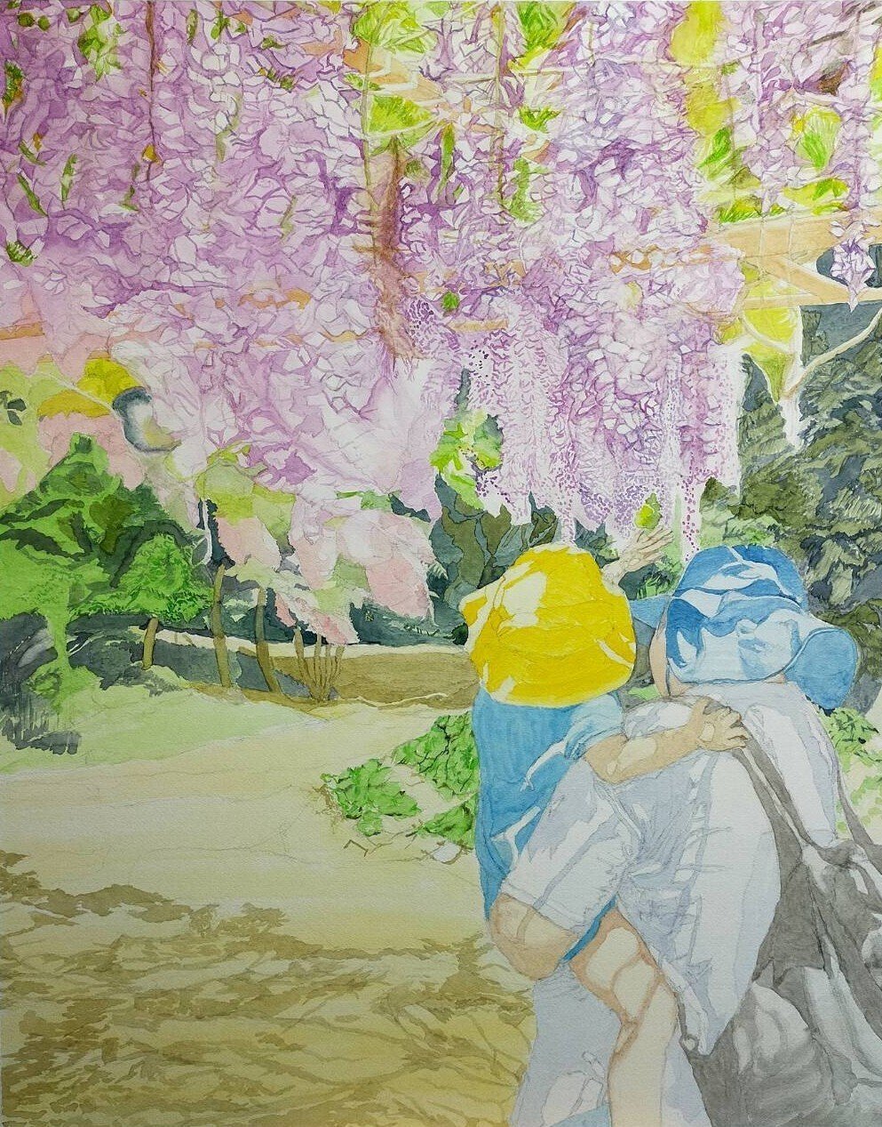 Step34】「絆」の水彩画｜瑞島 魁祐（みずしま かいゆう）