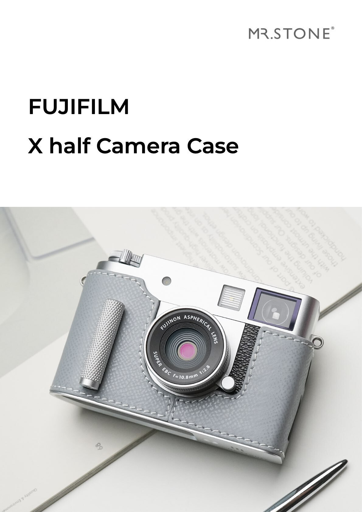 FUJIFILM X-half シルバー 保護カバー付き