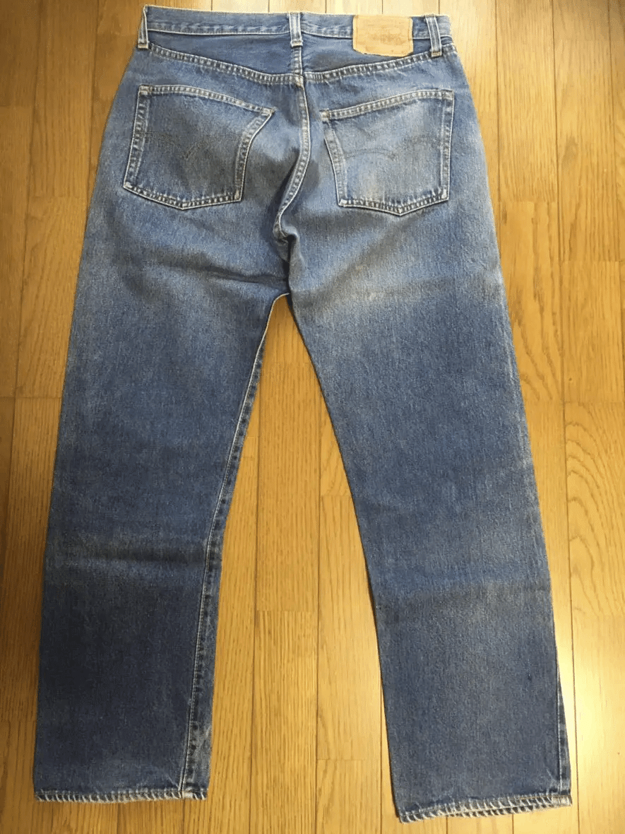 リーバイス501・66後期【前期との違い／デッドストックの色落ち