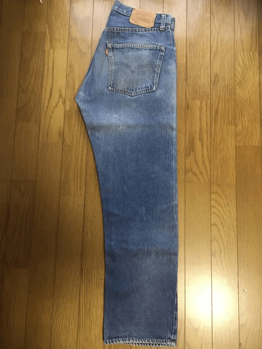 70s 極上色落ち リーバイス 501 66後期 34×32 神サイズ 前期 70's Levi's リーバイス 501 66前期 デニム 色落ち良好 刻印6 バック