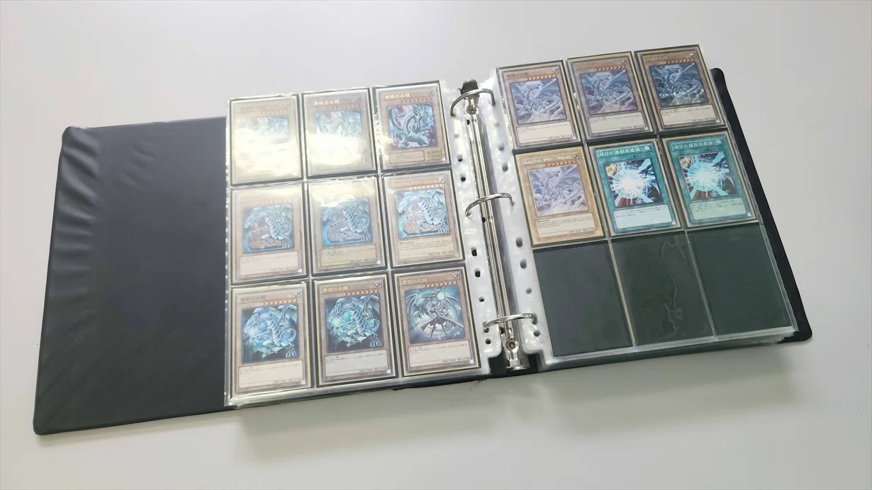 カードサプライ】カードにキズをつけない ページ差し替え可能な リング