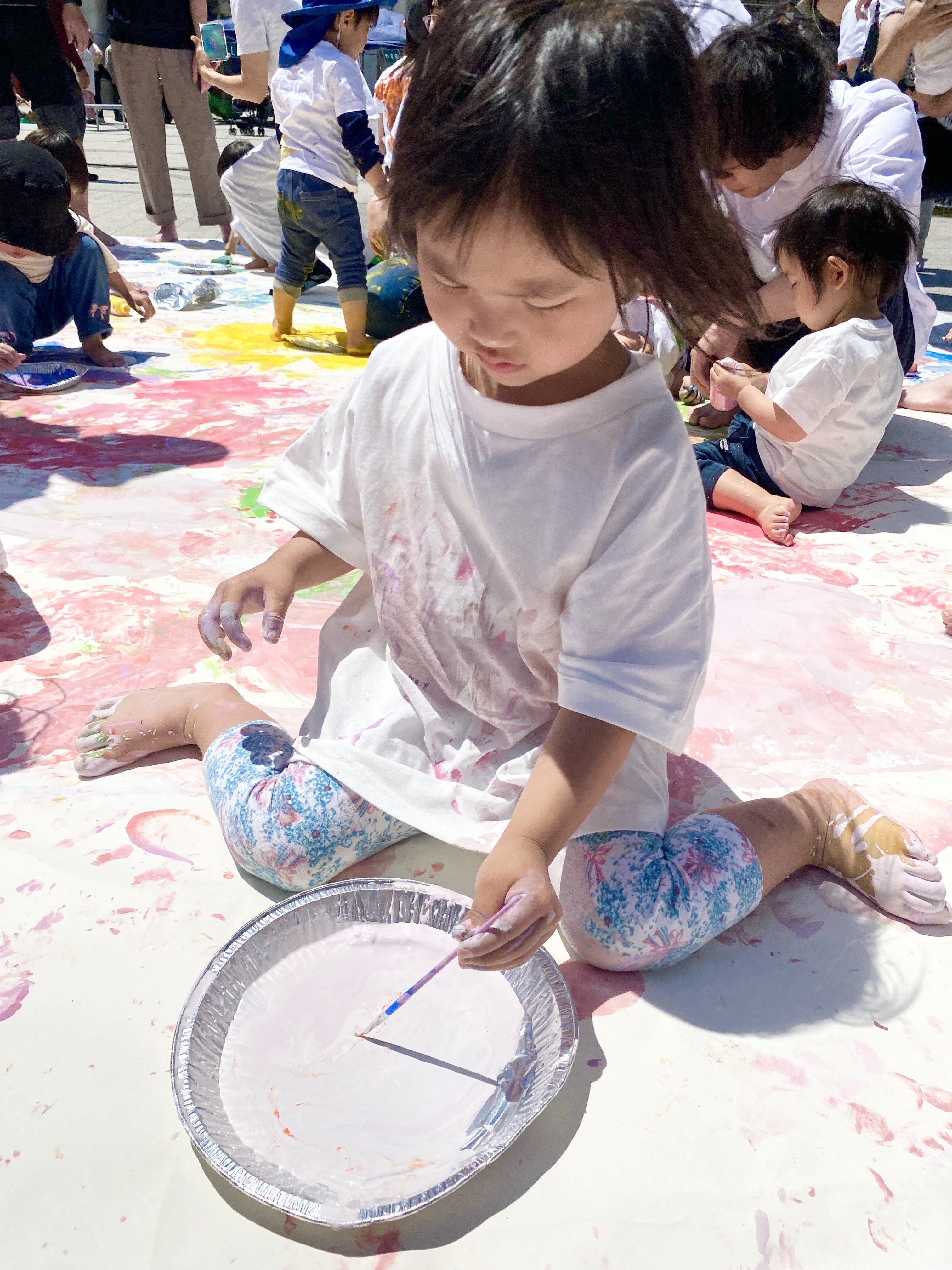 油絵　4歳　子供 油絵 4歳 子供 油絵4歳子供