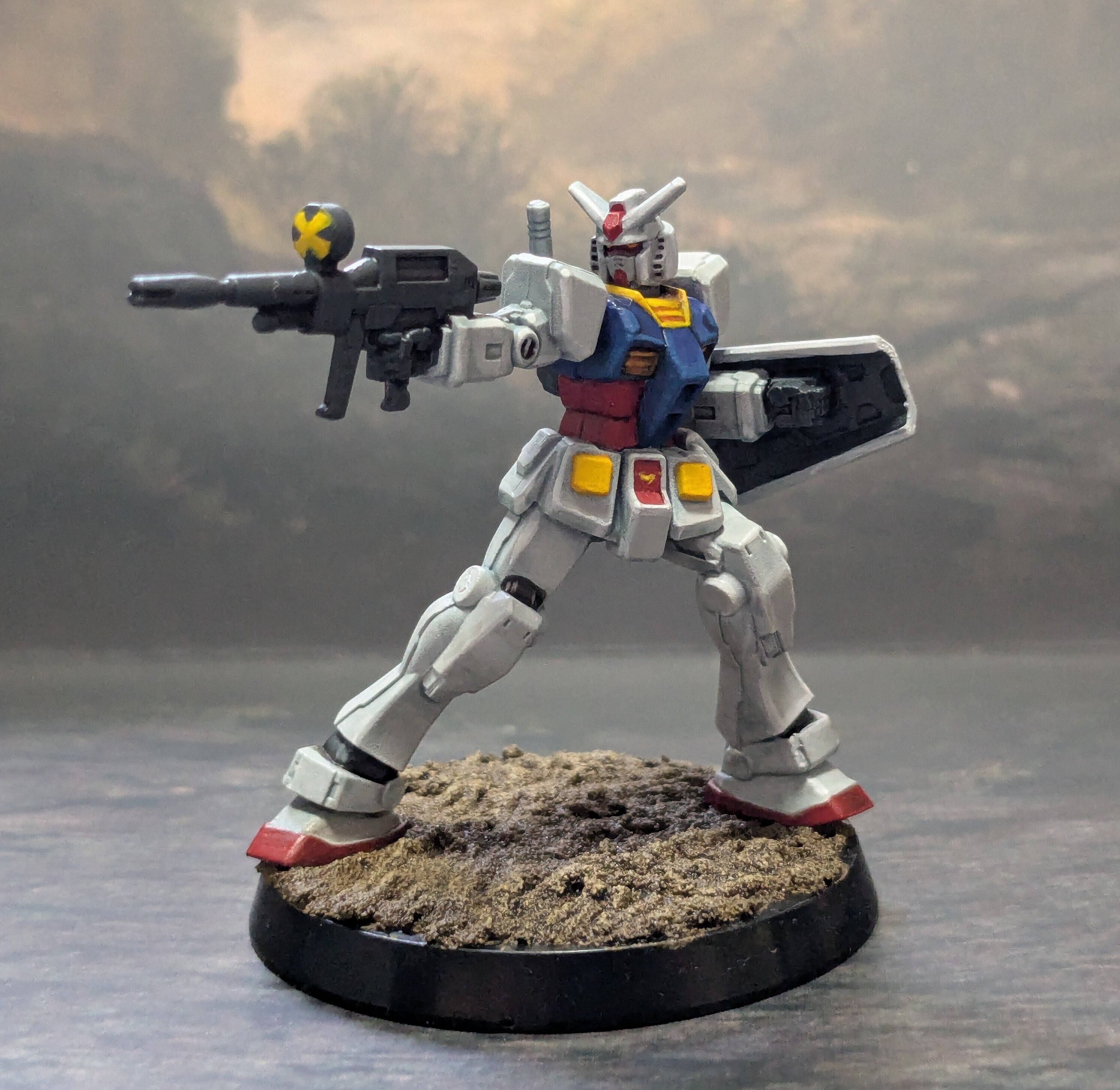 ガンダム アッセンブル RX78-2 シタデルカラーで塗装しました