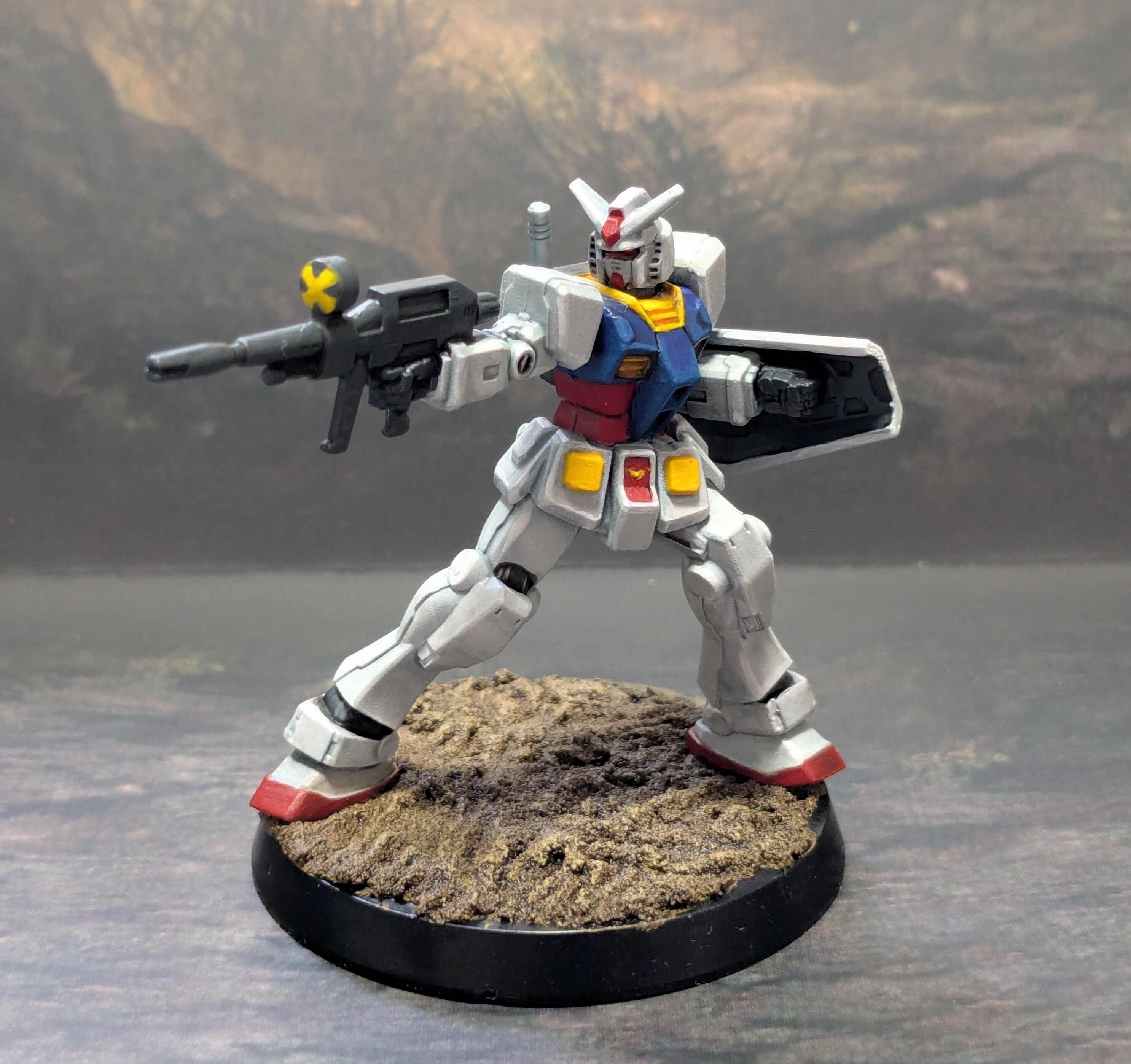 ガンダム アッセンブル RX78-2 シタデルカラーで塗装しました