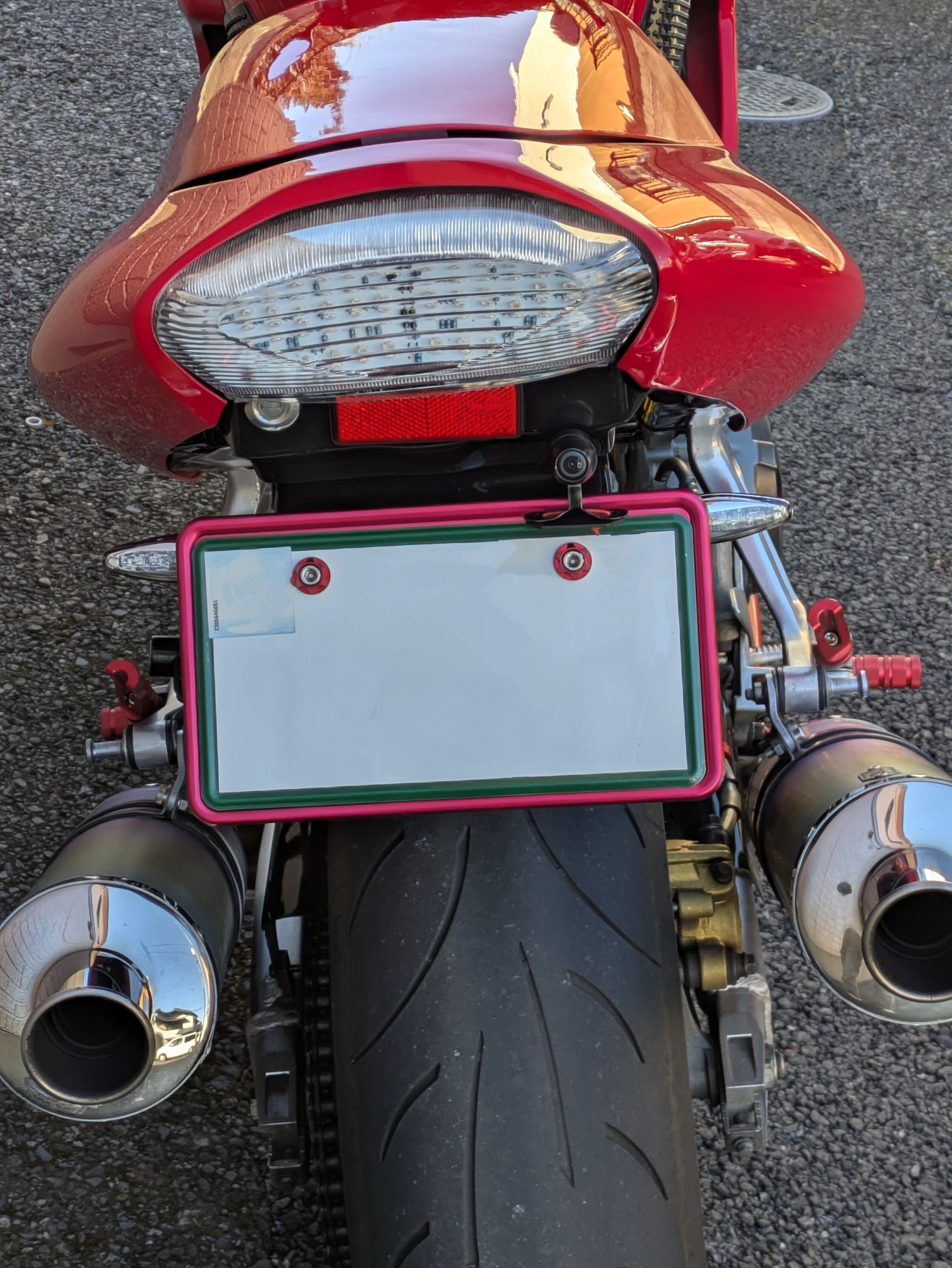 VTR1000F プロによるワンオフ　LEDテールランプ Amazon | Arashi LEDテールライトテールランプ適合車種ホンダ