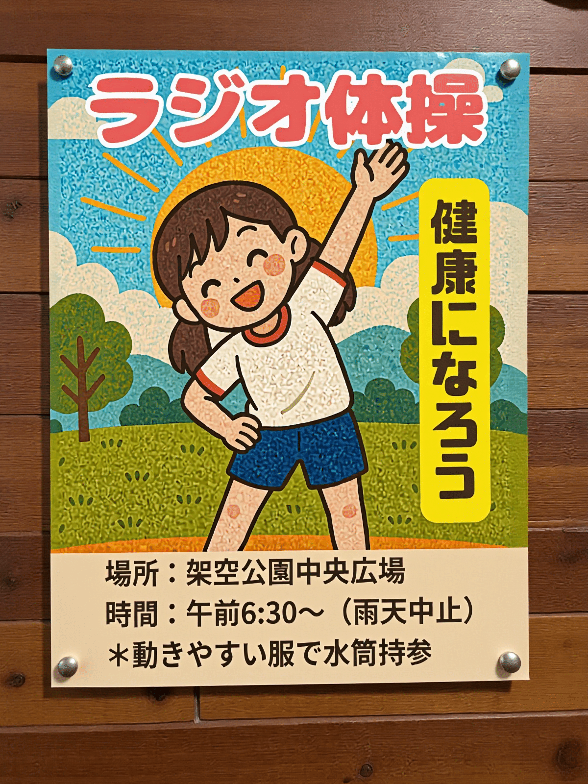 kontext]画像をポスターにして貼らせてみる｜がいちゅー