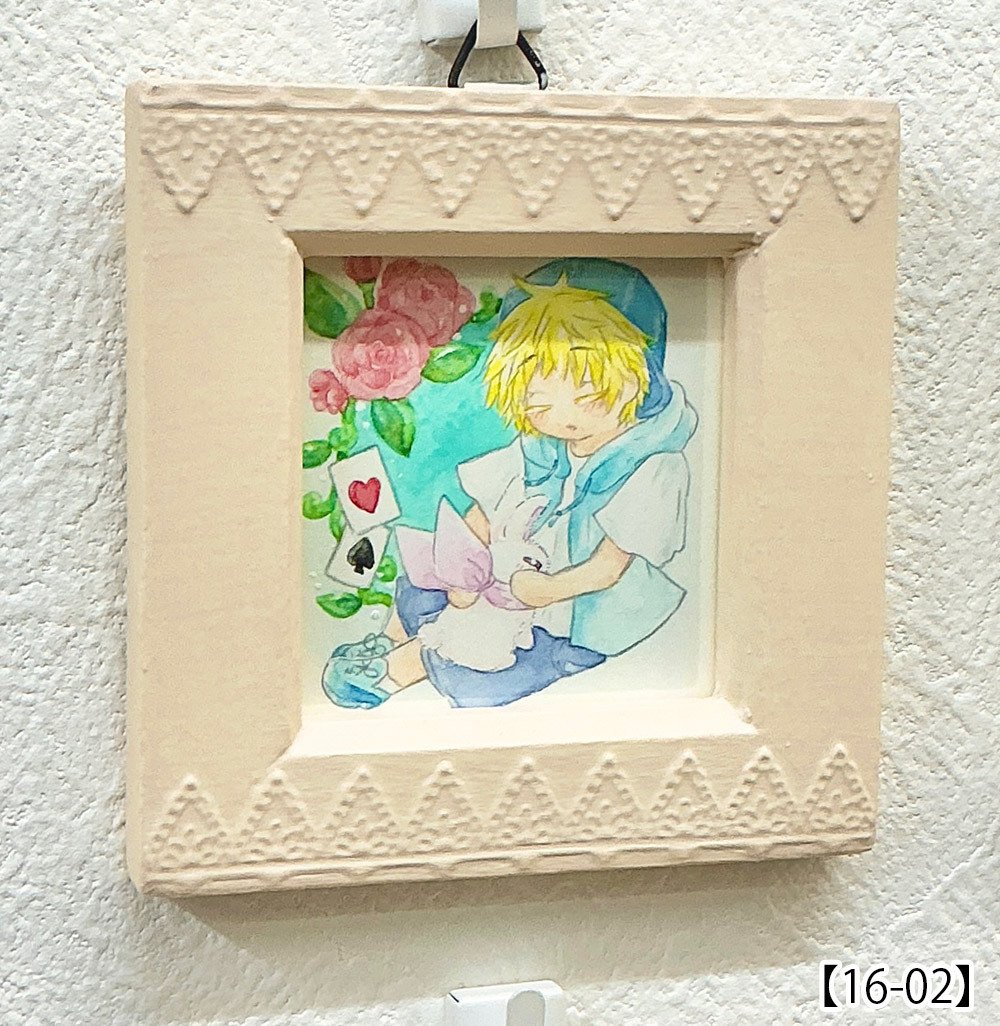 A4大作品✨手作り額付き作品　title「夢旅ニャンコ」 第60回公募展【御伽噺は扉の向こうで】作品紹介ページ03