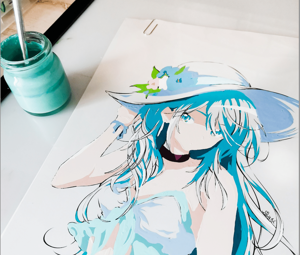セル画の教科書】セル画作家が教える100円ショップでできるセル画作り