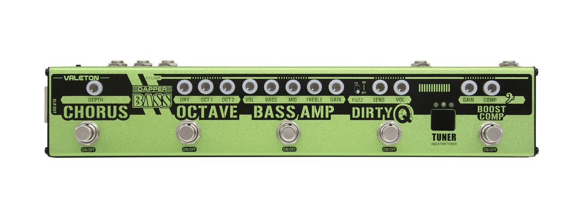 俺はこれ一台でいいよ。ベース・マルチ・エフェクター VALETON DAPPER