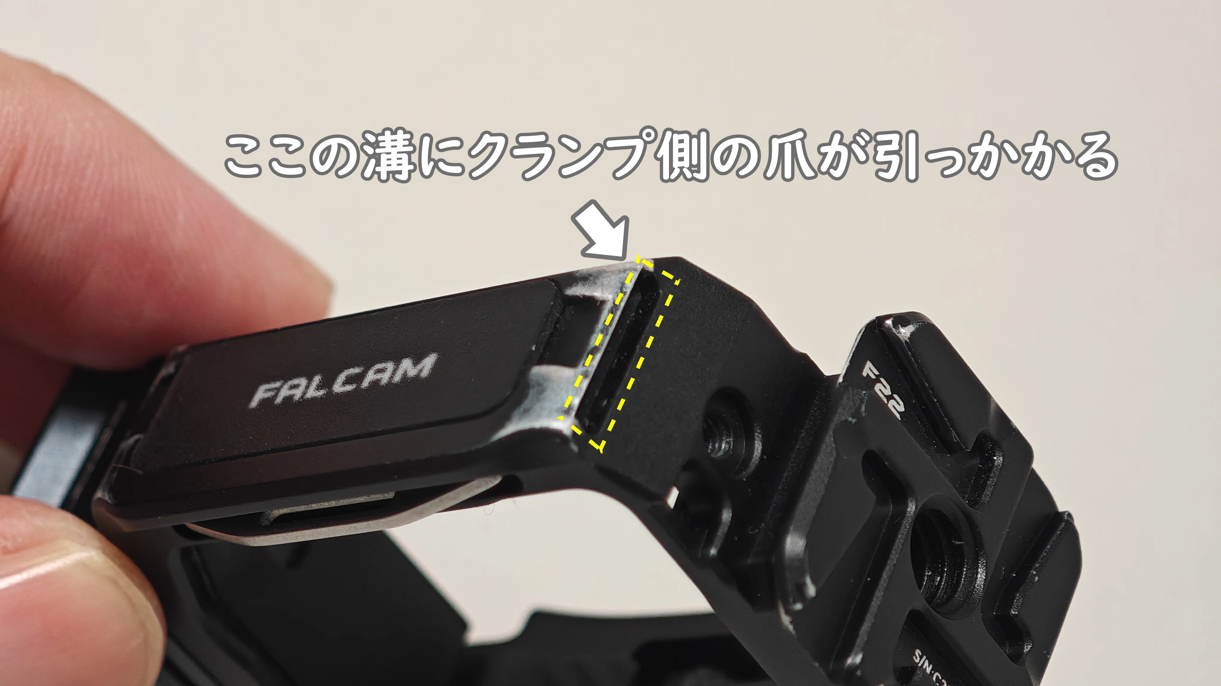 DJI OSMO Actionマグネットマウントが使用できるUlanzi FALCAMの