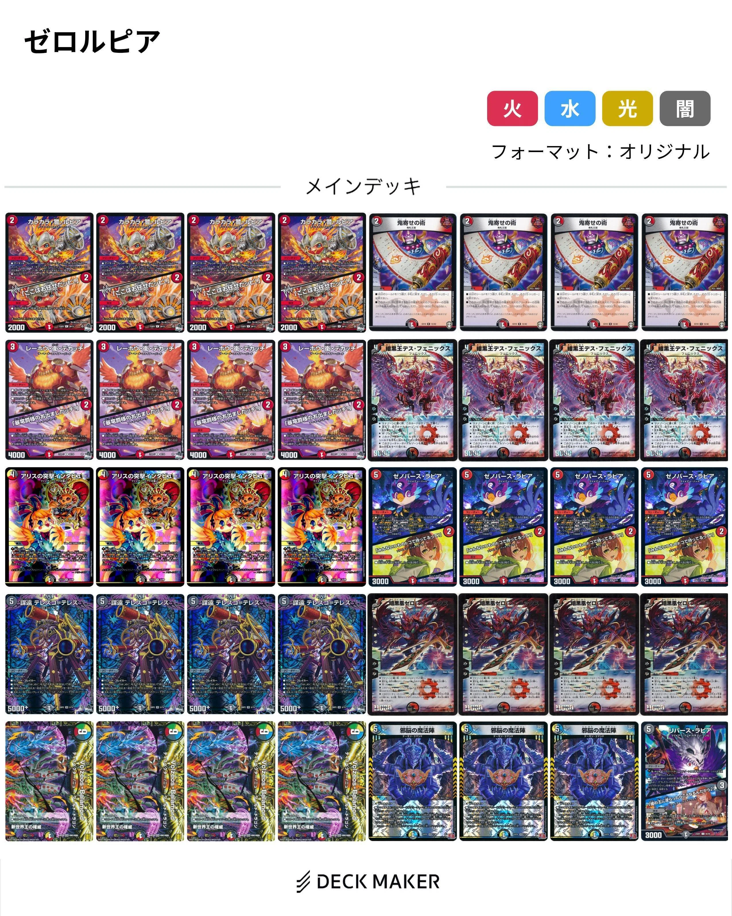 火光闇ゼロルピア】新殿堂後最強(自称)のとんでもアンフェアデッキを