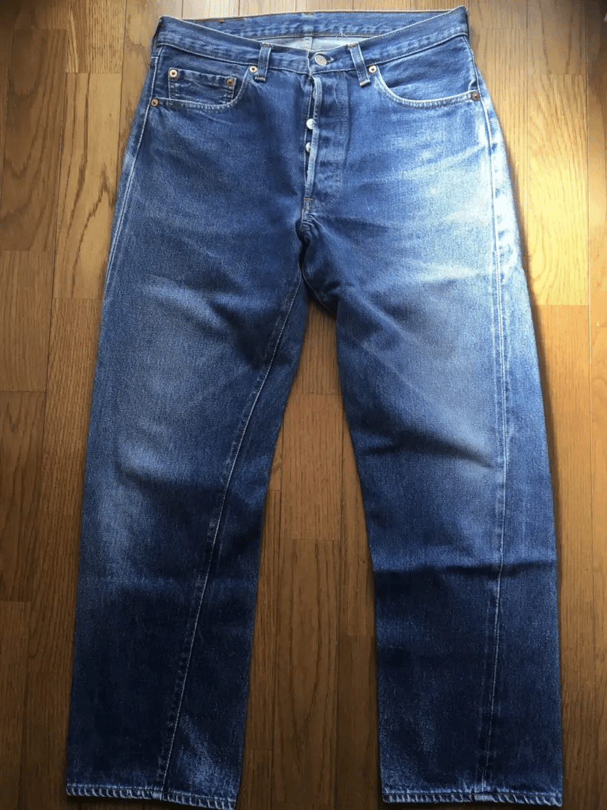 リーバイス501・赤耳前期の色落ち【1980〜1986年製造／見分け方