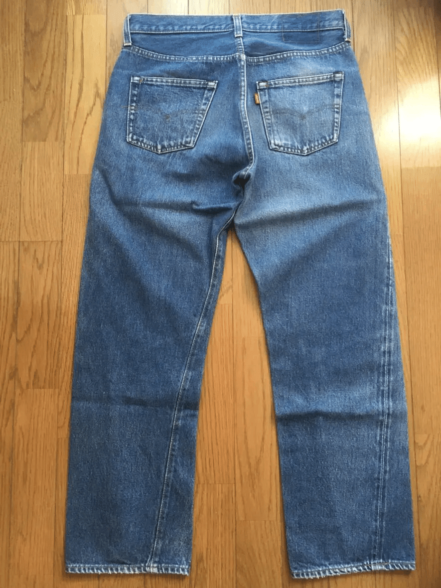 リーバイス501・赤耳前期の色落ち【1980〜1986年製造／見分け方