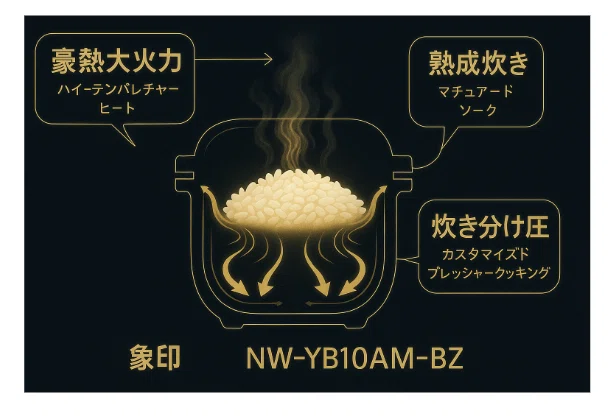 象印 NW-YB10AM-BZ炊飯器レビュー!半年使った本音と約4万円の価値を 象印 NW-YB10AM-BZ炊飯器レビュー!半年使った本音と約4万円の価値を