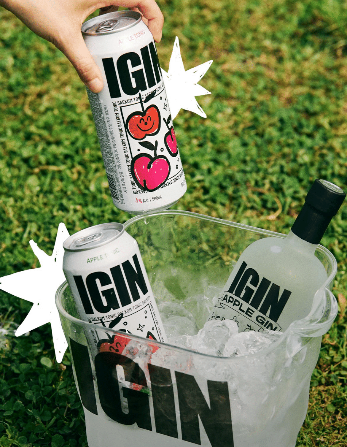 その他 IGIN APPLE GIN 500ml (Original & Spring) JIN IGIN APPLE GIN SPRING EDITION 500ml - A-KPOP