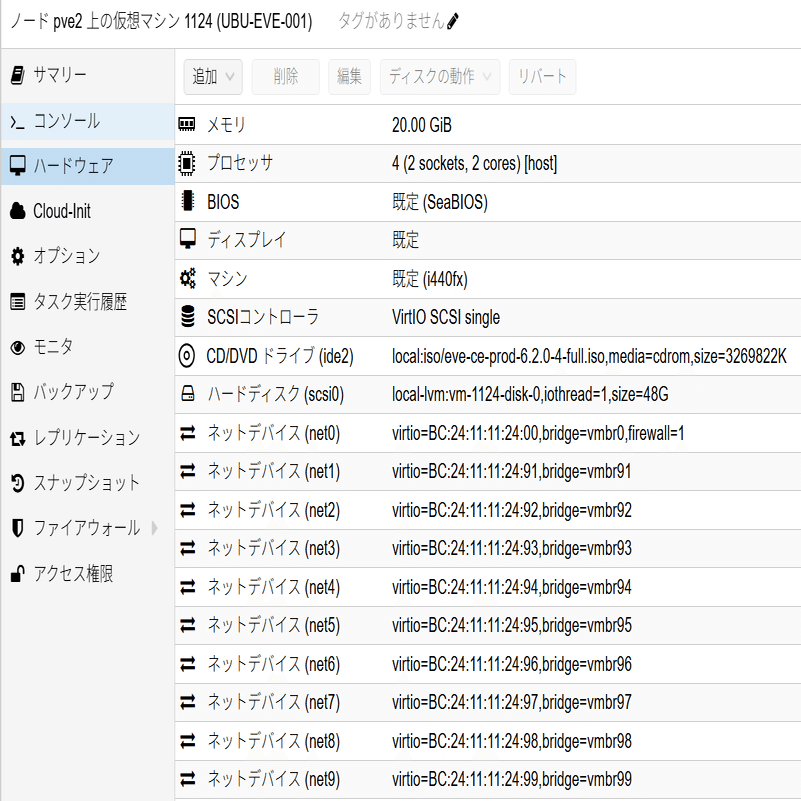 Open vSwitchでL2透過したかった話（PC2:EVE-NG+OVS⇔PC1:CML間で疎通確認）｜えのきこ