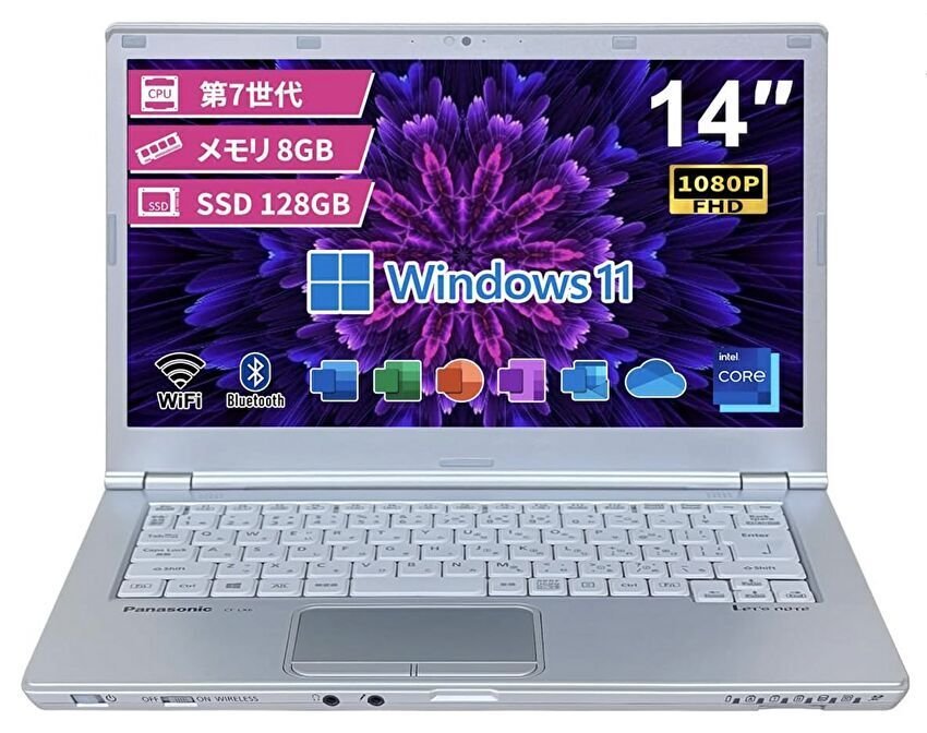 Let's note CF-LX6、14インチ Core i3-7100U 中古PCが9,800円で