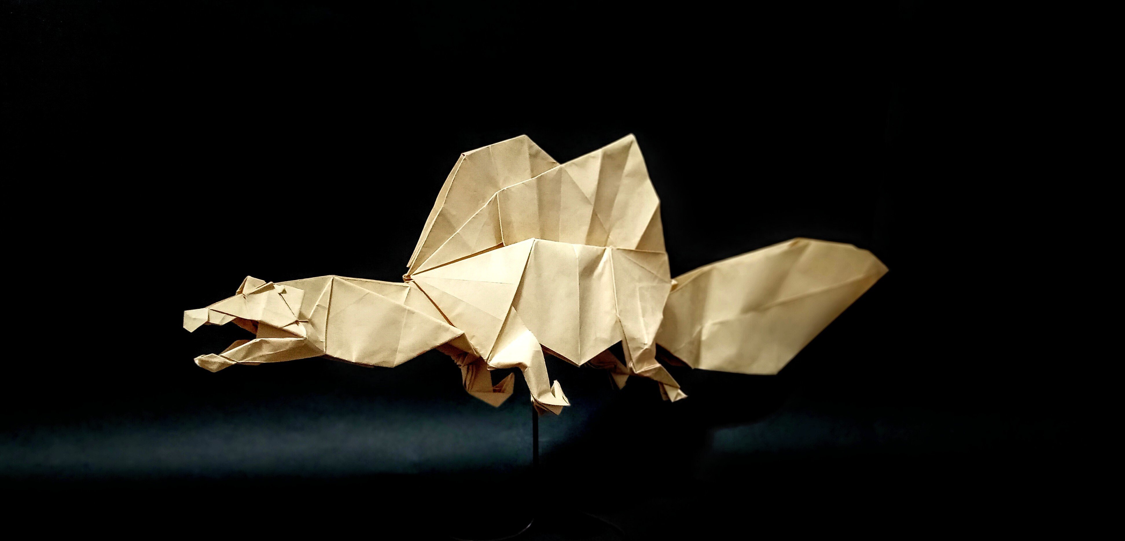 折り紙　スピノサウルス 折り紙」スピノサウルス（Spinosaurus origami）の折り方 - YouTube