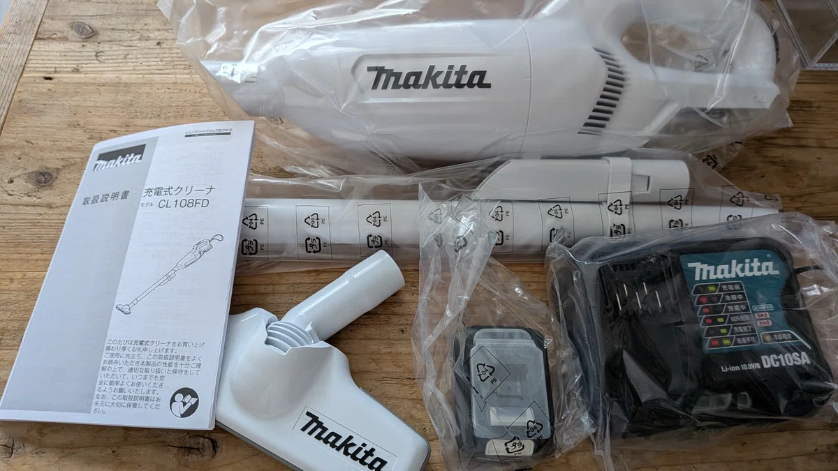 makita(マキタ)】「コードレス掃除機CL108 カプセル式 軽量定番モデル 