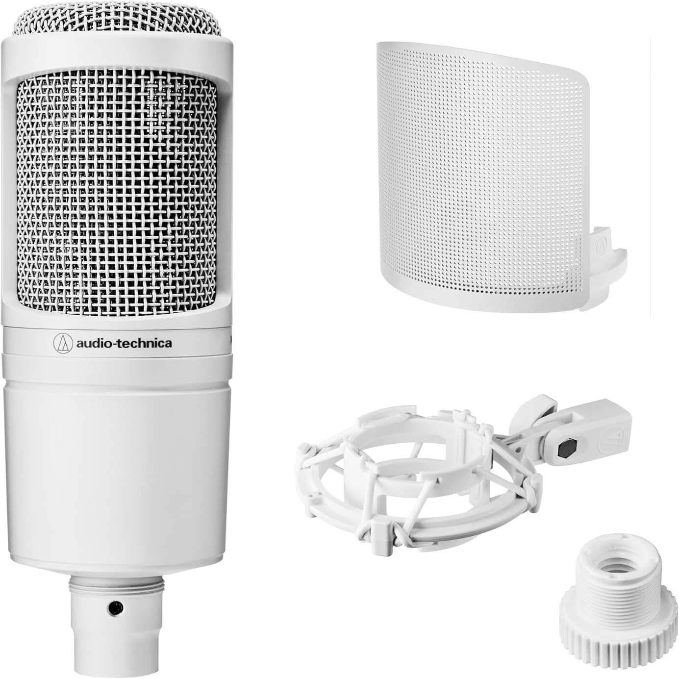 オーディオテクニカ AT2020 CWH コンデンサーマイク ホワイト