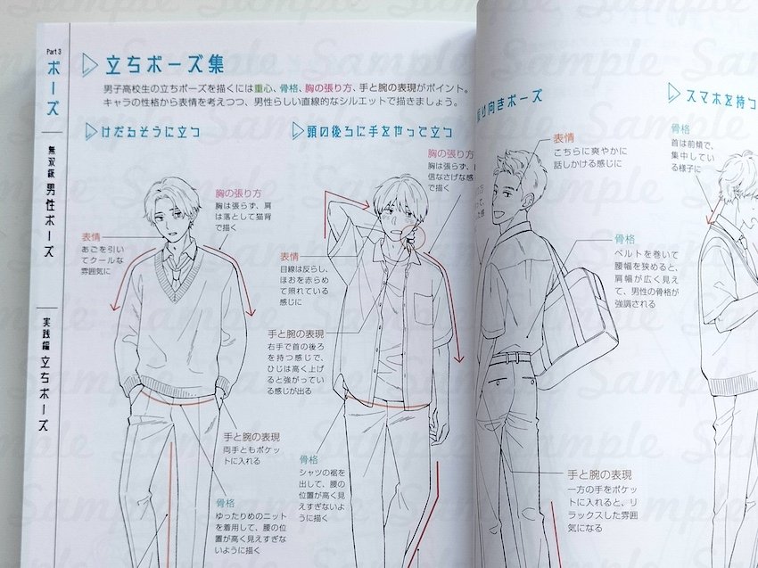 技法書の挿絵・解説図を描きました｜サノマリナ｜フリーの漫画家