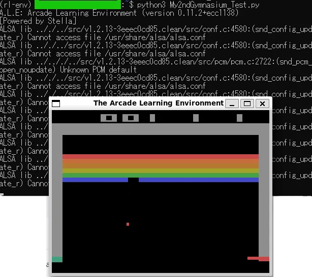 はじめてのGymnasium on Ubuntu on WSL2 [2] Atari Gameを動かしてみる｜M