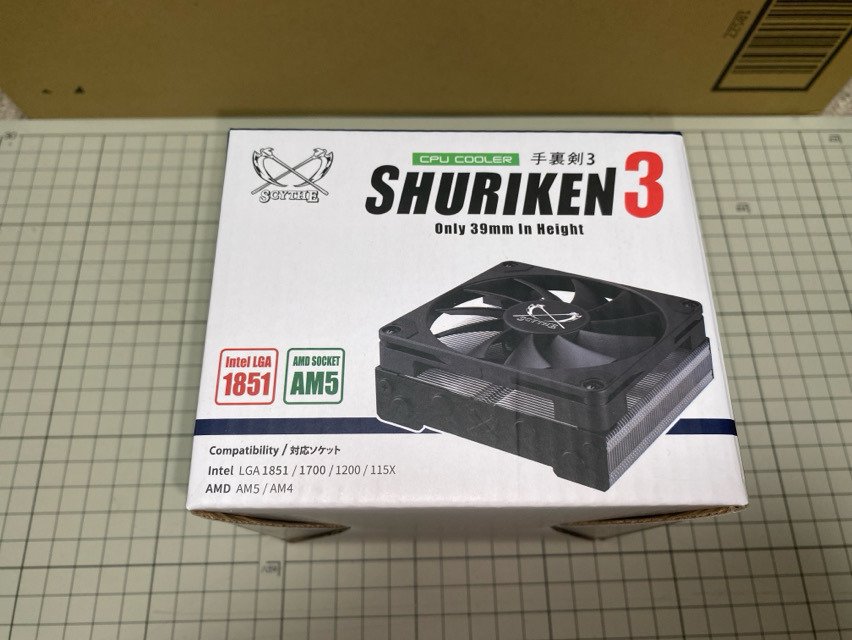 DeskMini X600 8700G CPUクーラー手裏剣3の取付 @ PC｜ハコ点のランマ