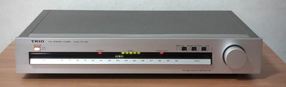 TRIO KT-80 FM専用チューナー FMステレオチューナー - 売る努力 トリオ