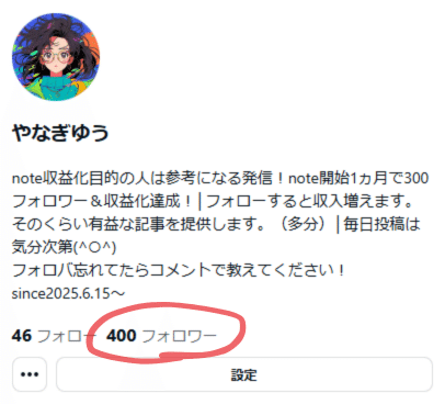 note開始35日、毎日投稿でフォロワー400人達成！やったこと解説