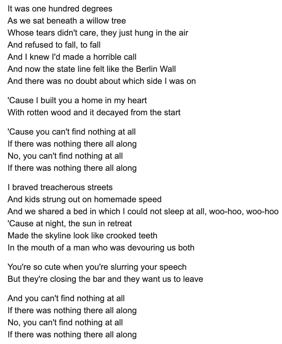 エモい曲を和訳の巻】Death Cab for Cutie 「Crooked Teeth」日本語