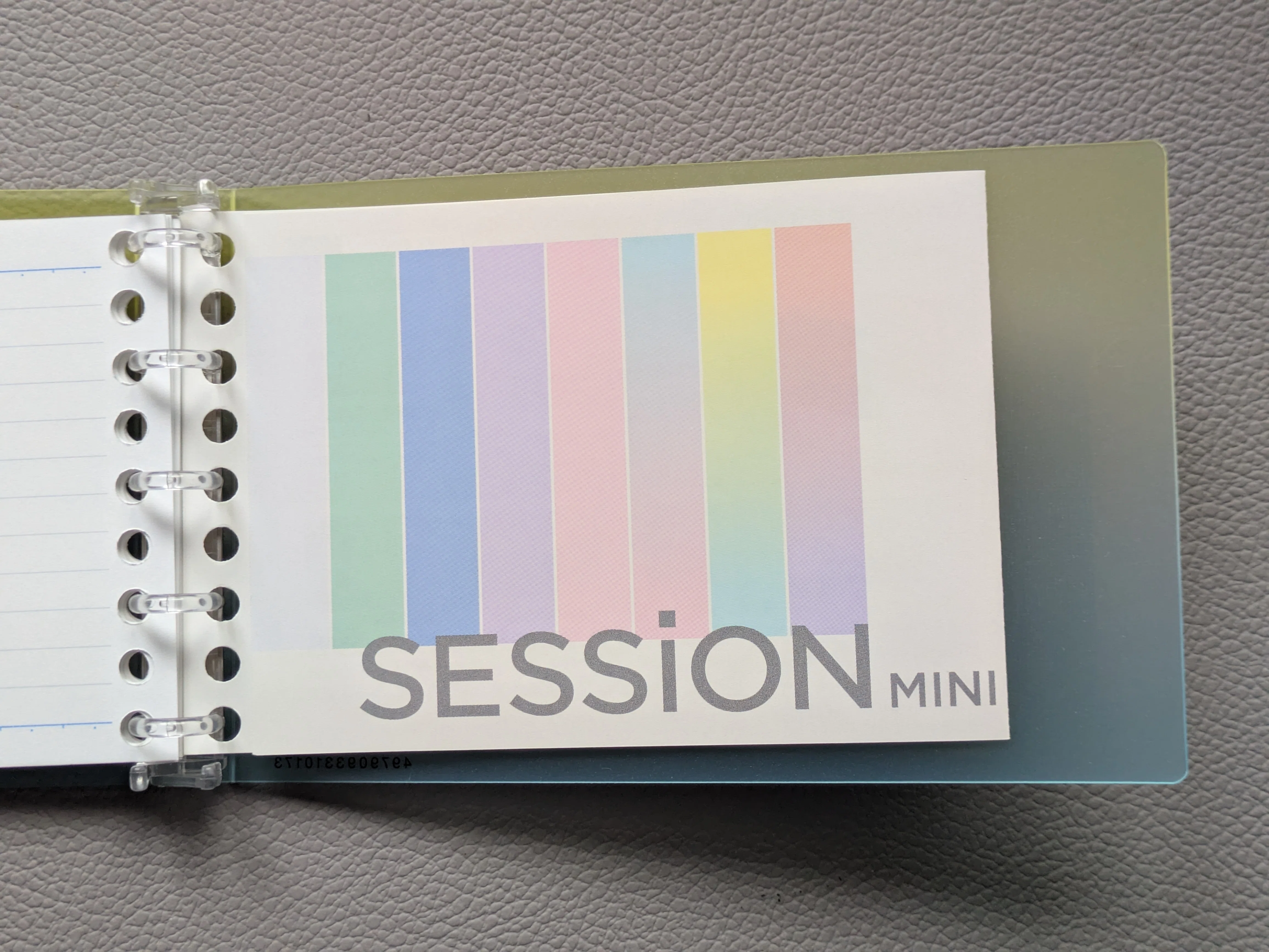 勉強アイテム】maruman SESSiON MINIバインダー/ルーズリーフミニで