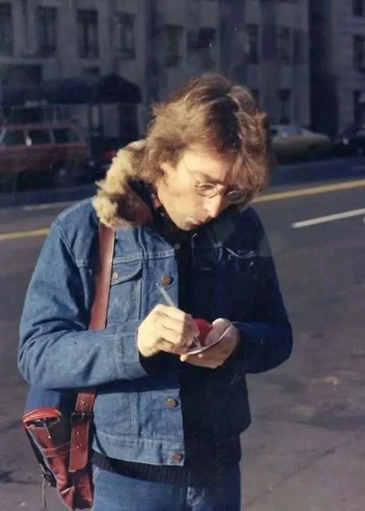John Lennon(ジョン・レノン) 生写真(軽井沢 土屋写真店)おまけ付き 
