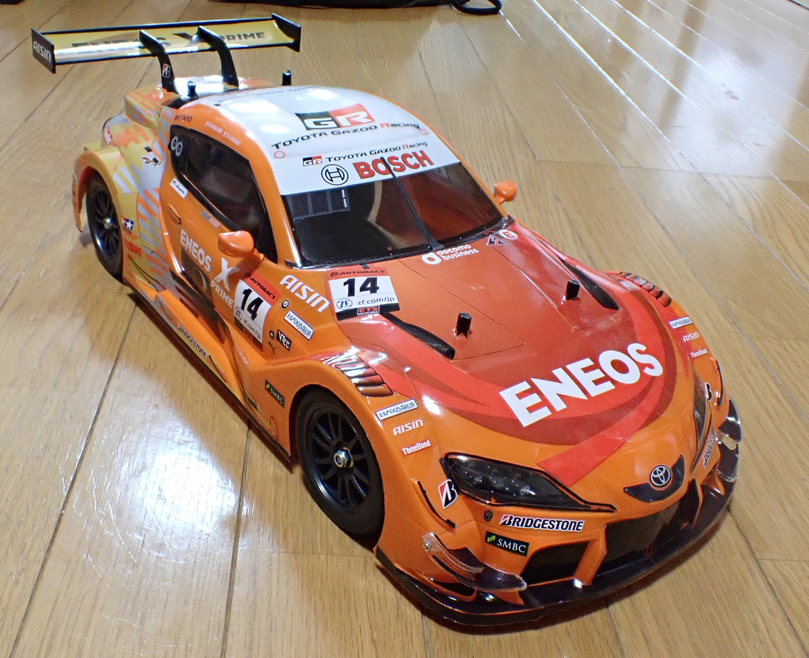 ラジコンボディ ENEOS スープラを製作｜セるしうす