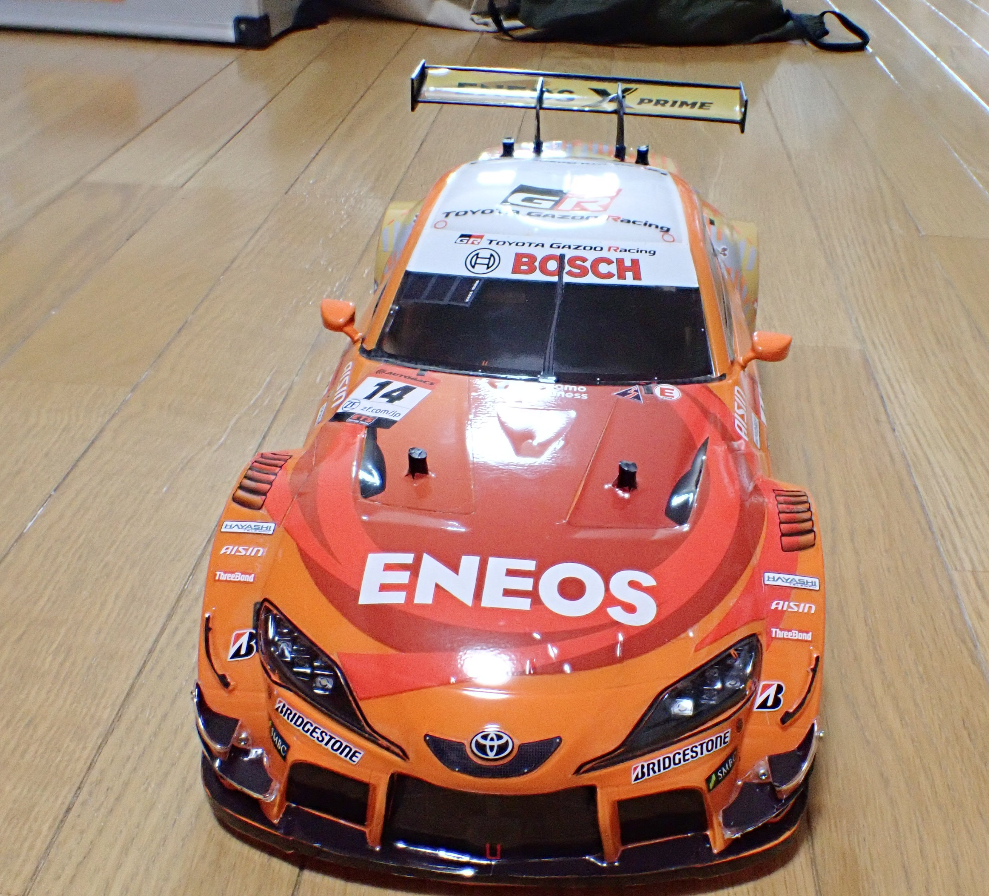ラジコンボディ ENEOS スープラを製作｜セるしうす