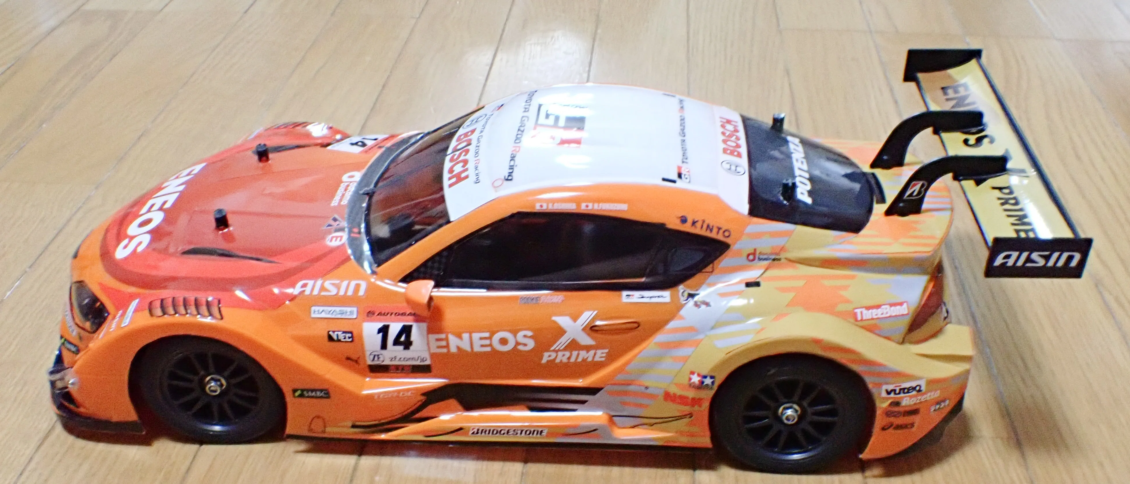 ラジコンボディ ENEOS スープラを製作｜セるしうす