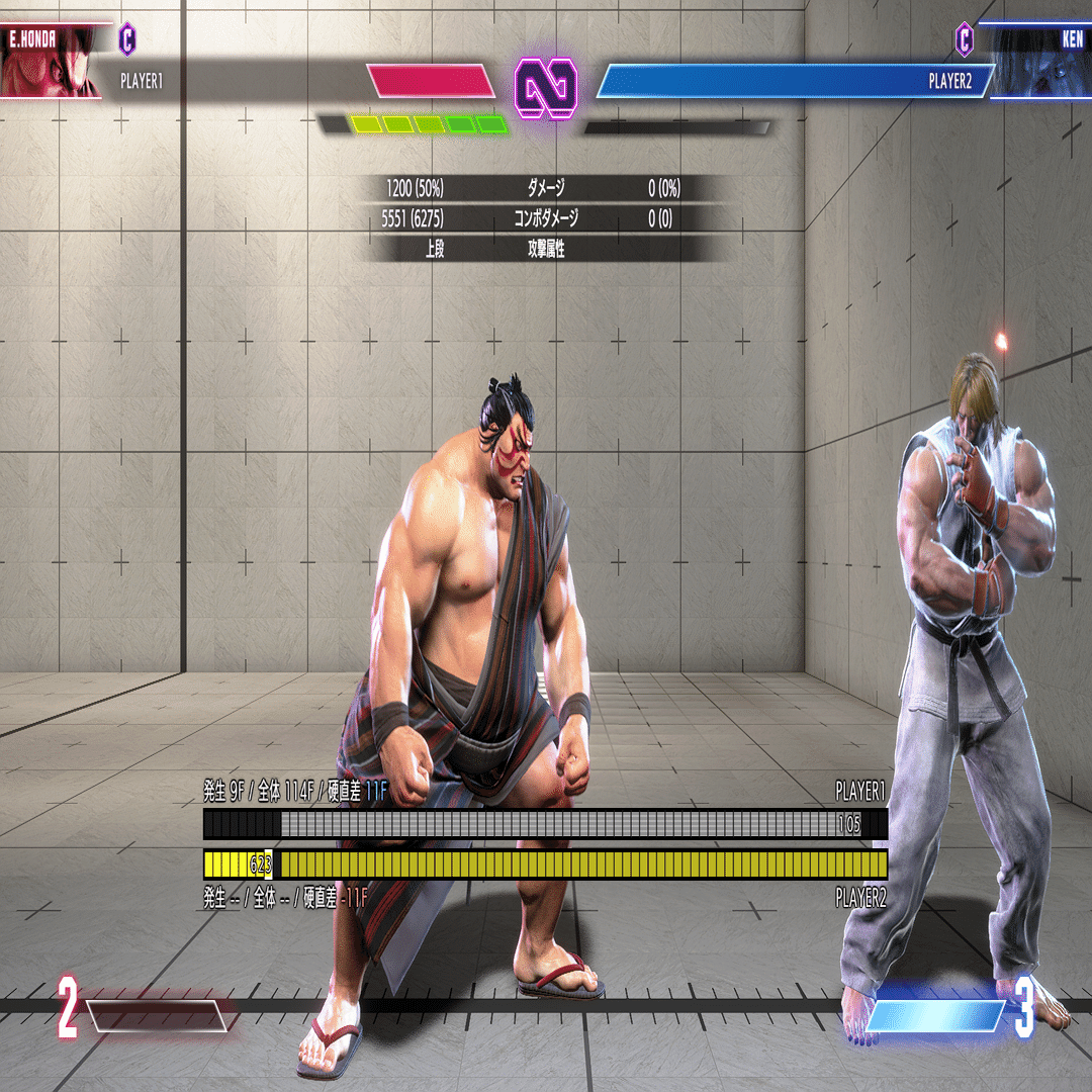 スト6】エドモンド本田起き攻め。あとコンボ｜ボンモコ