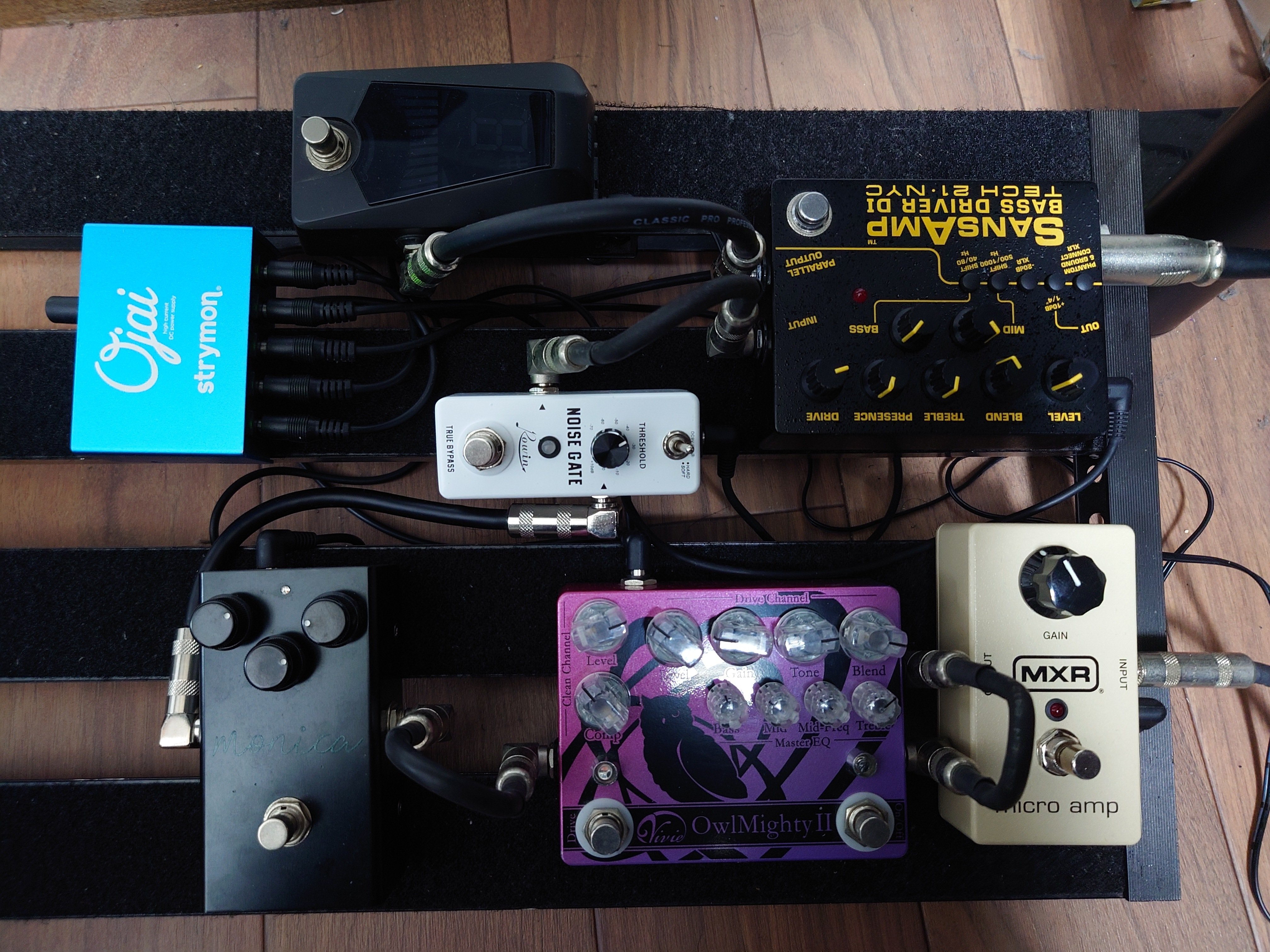 ベースエフェクターボード　最終値下げ PEDAL BASE 45-B ｢ ペダルベース ｣ エフェクターボード / ペダル