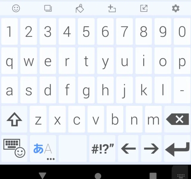 Atok passport のQWERTYキーボード｜zukki_pappa
