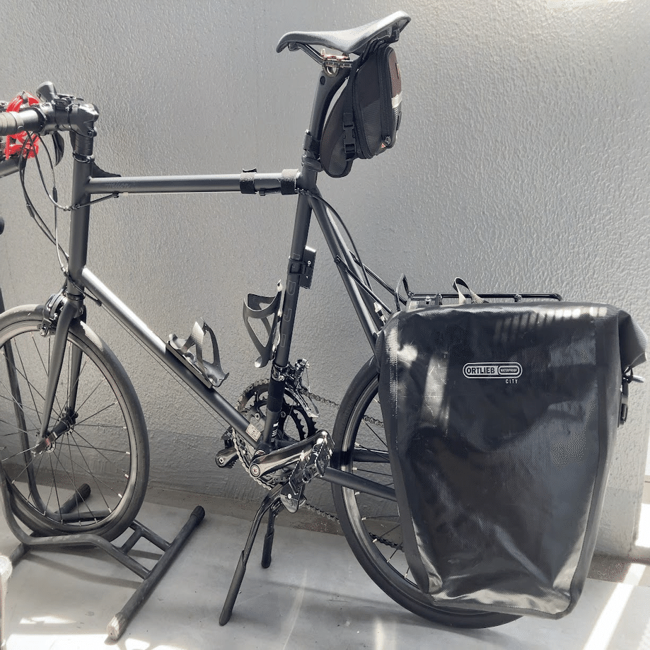 20インチミニベロにパニアバッグを取り付けたい、ORTLIEBのバック