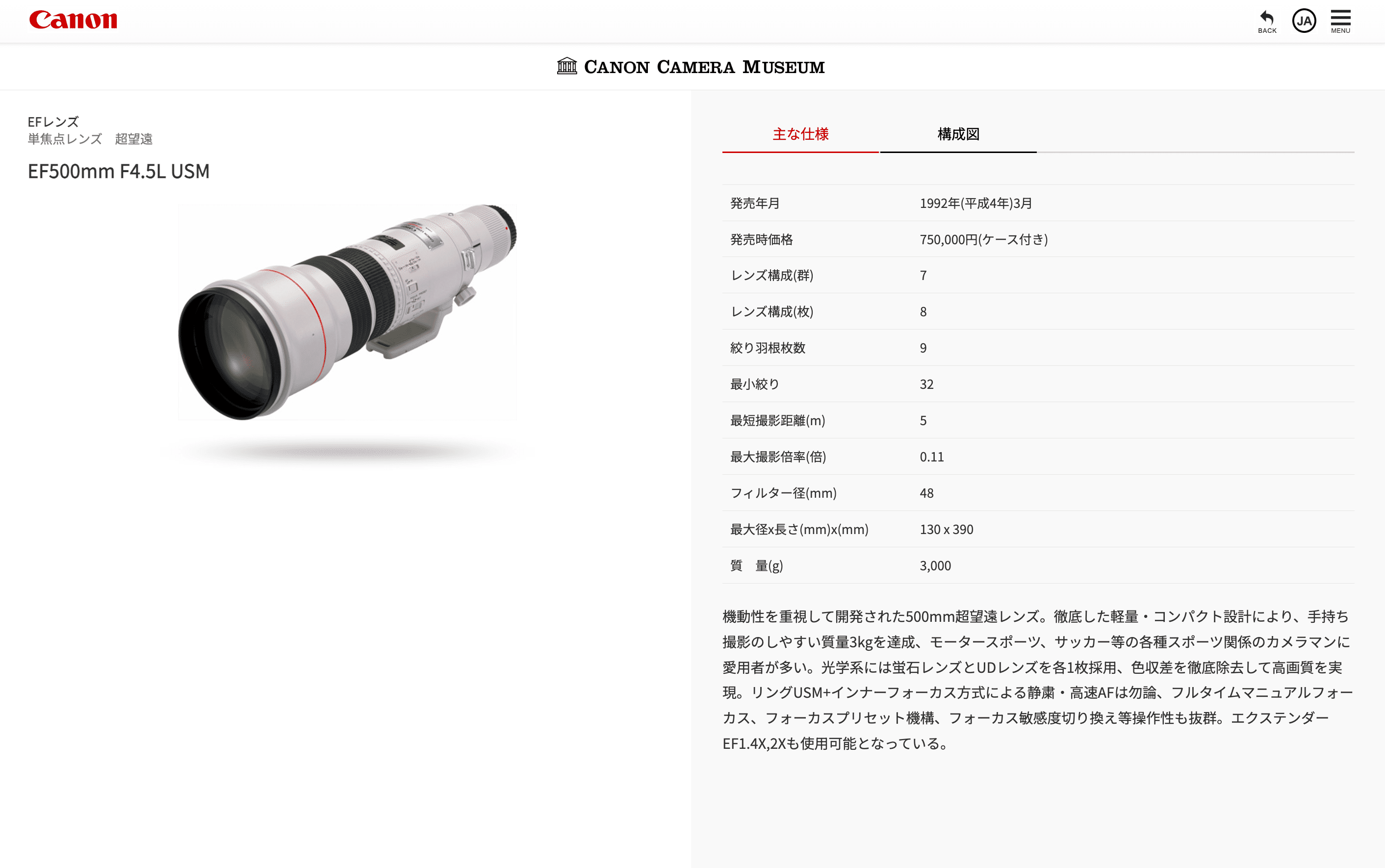 出たら流行るかも？？】500mm F4.5｜タカシ