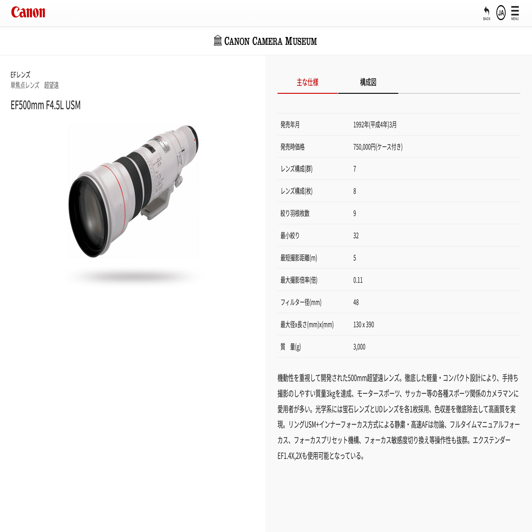 出たら流行るかも？？】500mm F4.5｜タカシ