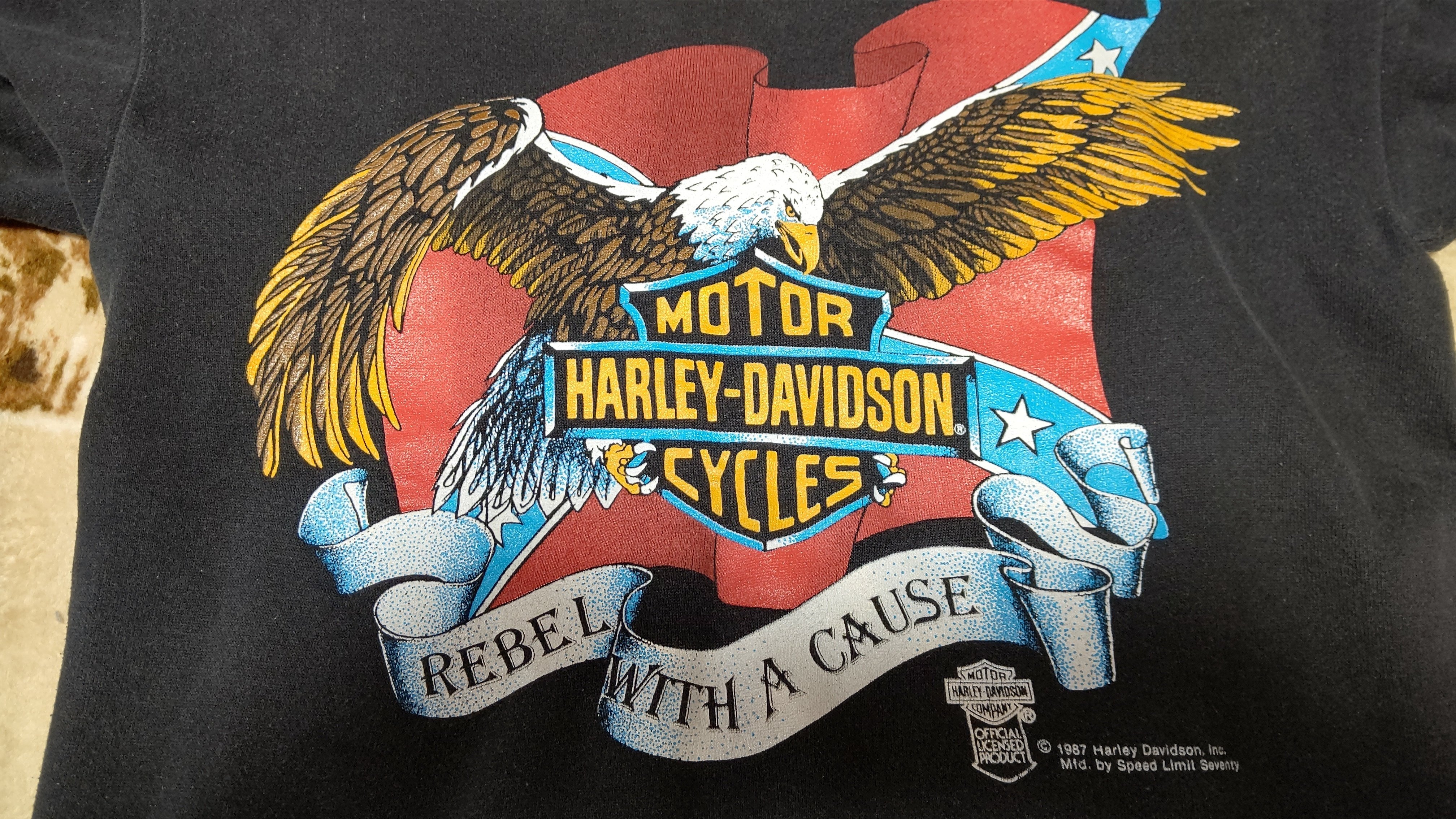 🎉HARLEY‐DAVIDSON🏍のスウェットをレスキューした！🗽MADE IN