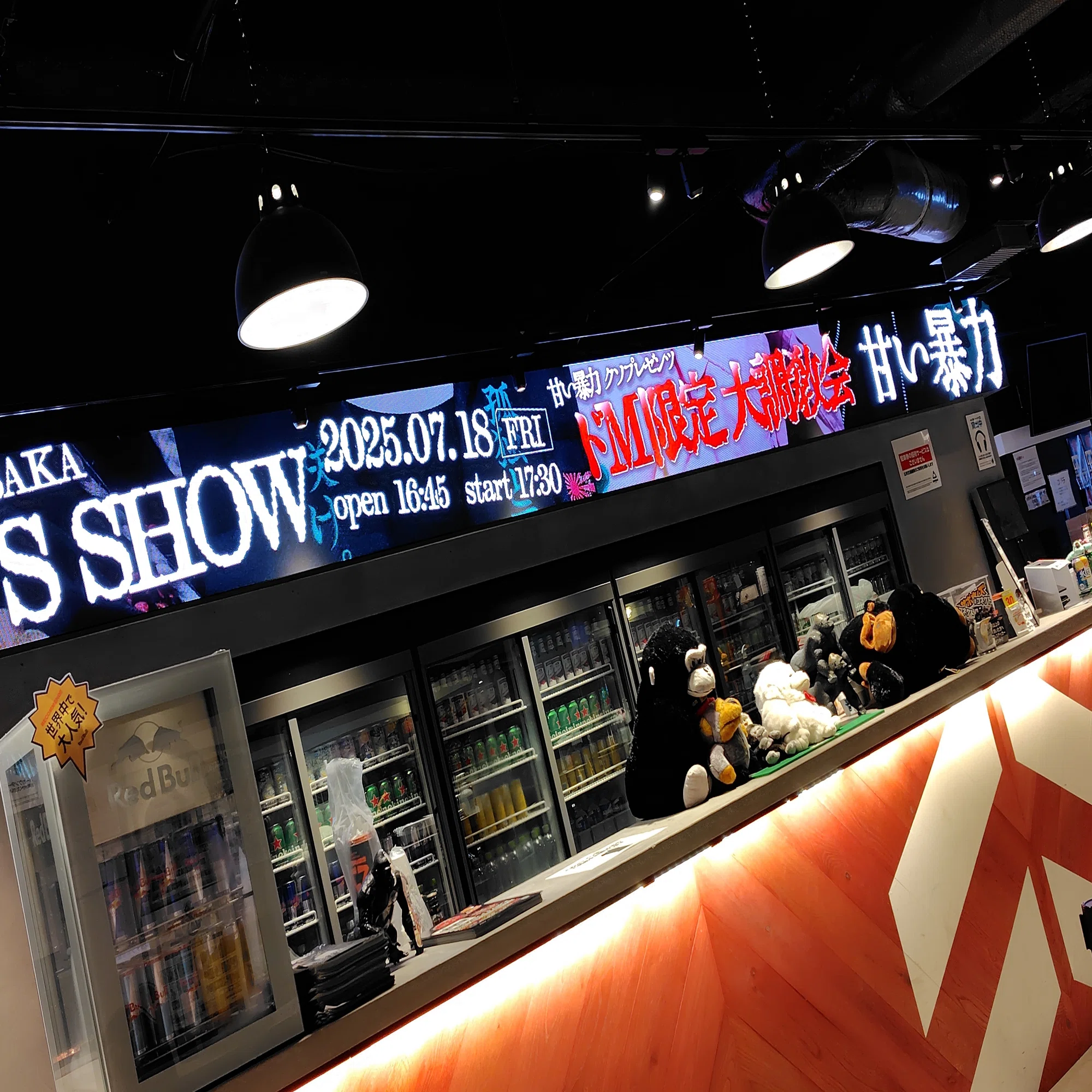 甘暴 大調教会 大阪2025/7/18 GORILLA HALL OSAKA｜あれま