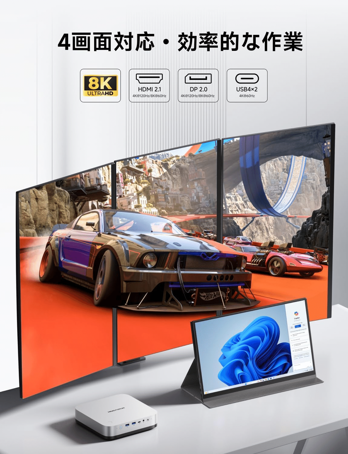 MINISFORUM X1 Pro 370 ミニPC 96GB 2TB｜GetGadgetGot