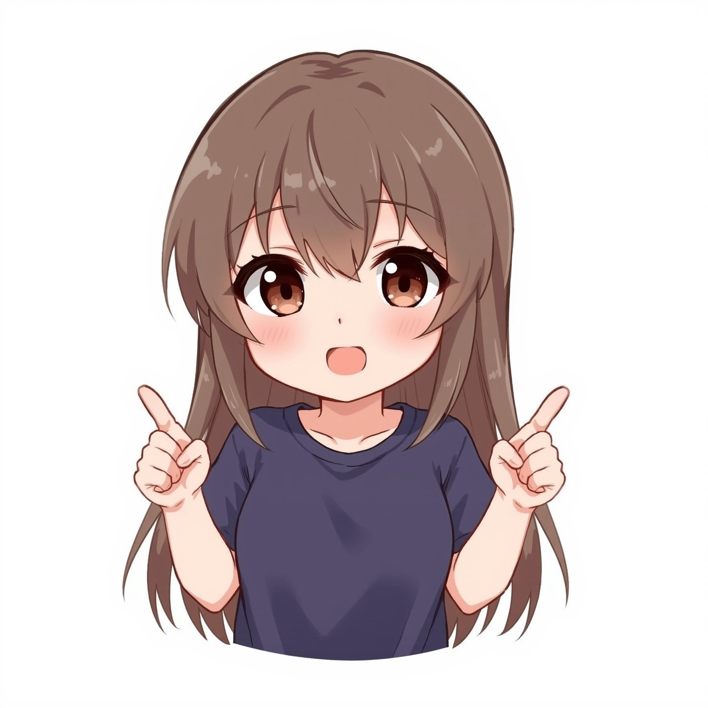 発見】行動を開始しました。-記念撮影用チビキャラ-｜studio_maki